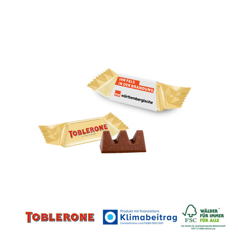 TOBLERONE Mini im Werbeschuber bedrucken, Art.-Nr. 91202