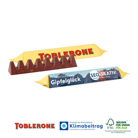 TOBLERONE Riegel im Werbeschuber, 35 g bedrucken, Art.-Nr. 91256