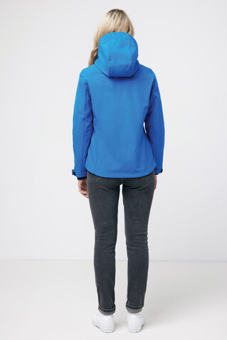 Iqoniq Makalu Damen Softshelljacke aus recyceltem Polyester Königsblau bedrucken, Art.-Nr. T4700.025.XS