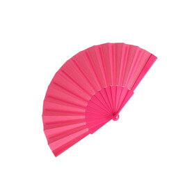 Fächer aus Kunststoff - Rosa bedrucken, Art.-Nr. LT90522-N0076