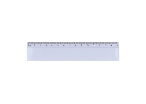 Lineal 15cm - Weiss bedrucken, Art.-Nr. LT91920-N0001