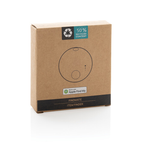 FindMate Artikel-Finder aus RCS recyceltem Kunststoff weiß bedrucken, Art.-Nr. P301.6003