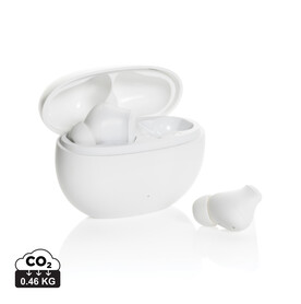 Prolink Hybrid-Kopfhörer ANC/ENC aus RCS rec. Kunststoff weiß bedrucken, Art.-Nr. P331.0703