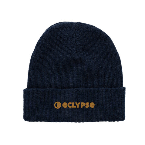 Pryor AWARE™ Polylana® Beanie mit Bündchen navy blau bedrucken, Art.-Nr. P453.4925