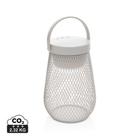 Aurora USB-Tischlampe aus RCS recyceltem ABS grau bedrucken, Art.-Nr. P513.7502 Aurora USB-Tischlampe aus RCS recyceltem ABS grau bedrucken, Art.-Nr. P513.7502