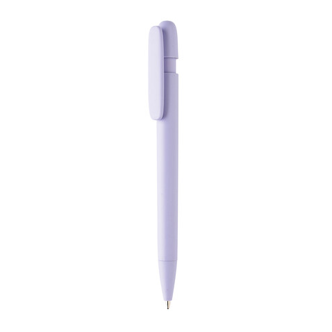 Devin Solid Stift aus GRS zertifiziertem rABS lila bedrucken, Art.-Nr. P611.2730