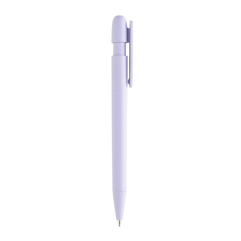 Devin Solid Stift aus GRS zertifiziertem rABS lila bedrucken, Art.-Nr. P611.2730