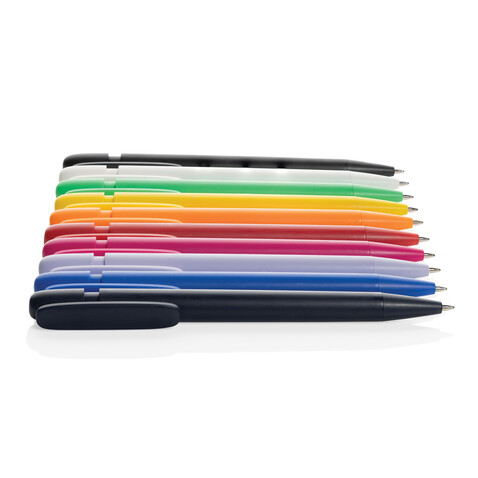 Devin Solid Stift aus GRS zertifiziertem rABS lila bedrucken, Art.-Nr. P611.2730