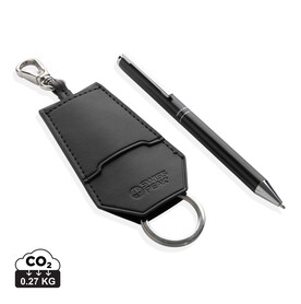 Swiss Peak Tula RCS Set aus Key-Organizer &amp;amp; Stifte schwarz bedrucken, Art.-Nr. P820.9701