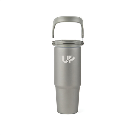 VINGA Eos Trek 880ml Flasche aus RCS rec. Stainless-Steel grau, grau bedrucken, Art.-Nr. V4320322 VINGA Eos Trek 880ml Flasche aus RCS rec. Stainless-Steel grau, grau bedrucken, Art.-Nr. V4320322