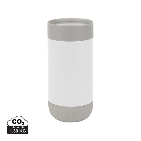 VINGA Erie 350ml Becher aus RCS rec. Stainless-Steel weiß, grau bedrucken, Art.-Nr. V4321003 VINGA Erie 350ml Becher aus RCS rec. Stainless-Steel weiß, grau bedrucken, Art.-Nr. V4321003