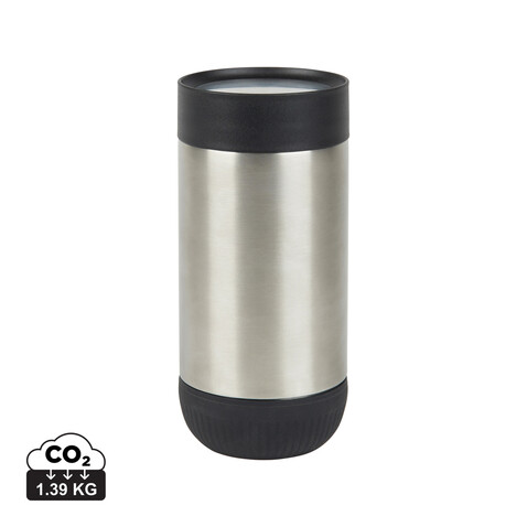 VINGA Erie 350ml Becher aus RCS rec. Stainless-Steel silber, schwarz bedrucken, Art.-Nr. V4321002 VINGA Erie 350ml Becher aus RCS rec. Stainless-Steel silber, schwarz bedrucken, Art.-Nr. V4321002