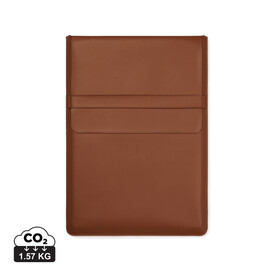 VINGA Timo 16&amp;quot; Laptop-Sleeve aus RCS recyceltem rPET braun bedrucken, Art.-Nr. V7880609