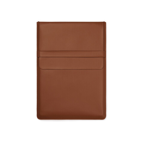 VINGA Timo 16&quot; Laptop-Sleeve aus RCS recyceltem rPET braun bedrucken, Art.-Nr. V7880609