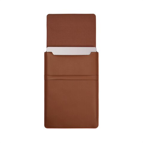 VINGA Timo 16&quot; Laptop-Sleeve aus RCS recyceltem rPET braun bedrucken, Art.-Nr. V7880609