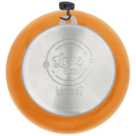 Bodhi 500 ml Sportflasche aus RPET, transparent orange bedrucken, Art.-Nr. 10073731