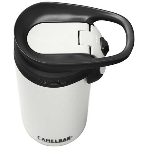 CamelBak® Forge Flow 350 ml vakuumisolierter Trinkbecher, weiss bedrucken, Art.-Nr. 10075601