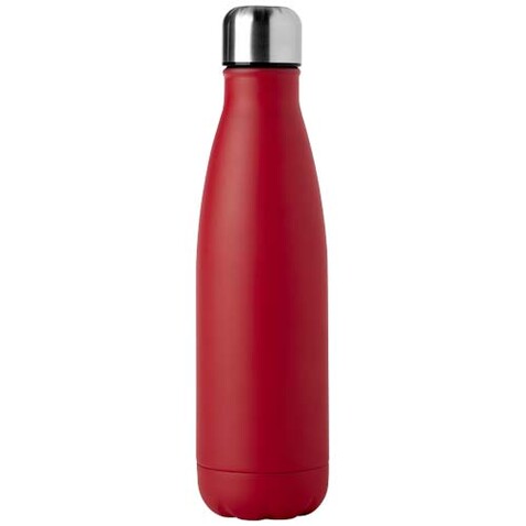 Cove 500 ml RCS-zertifizierte vakuumisolierte Edelstahlflasche, rot bedrucken, Art.-Nr. 10079021