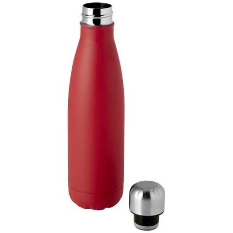 Cove 500 ml RCS-zertifizierte vakuumisolierte Edelstahlflasche, rot bedrucken, Art.-Nr. 10079021