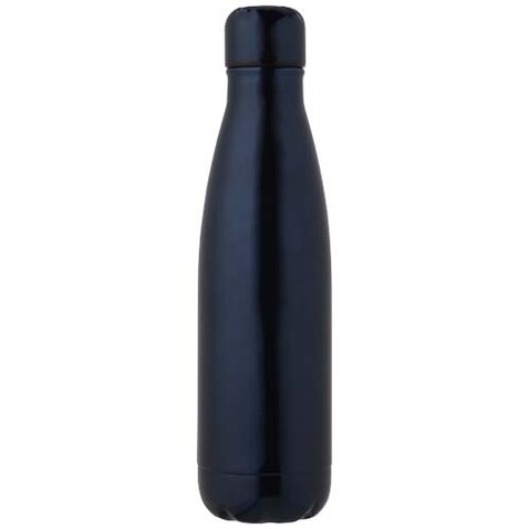 Cove 500 ml RCS-zertifizierte vakuumisolierte Edelstahlflasche, navy bedrucken, Art.-Nr. 10079055