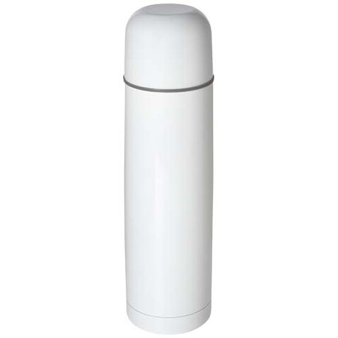 Sullivan 750 ml RCS-zertifizierte Vakuum Isolierflasche aus recyceltem Edelstahl, weiss bedrucken, Art.-Nr. 10079701