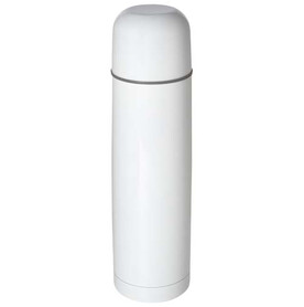 Sullivan 750 ml RCS-zertifizierte Vakuum Isolierflasche aus recyceltem Edelstahl, weiss bedrucken, Art.-Nr. 10079701