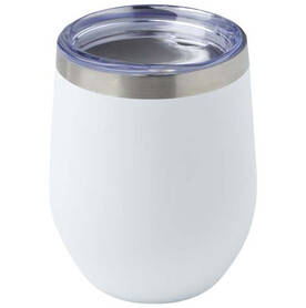 Corzo 350 ml RCS-zertifizierter Kupfer-Vakuum Isolierbecher aus recyceltem Edelstahl, weiss bedrucken, Art.-Nr. 10079901