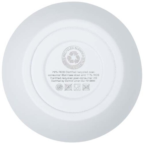 Corzo 350 ml RCS-zertifizierter Kupfer-Vakuum Isolierbecher aus recyceltem Edelstahl, weiss bedrucken, Art.-Nr. 10079901