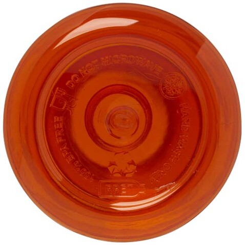 Illuminate 600 ml RPET-Wasserflasche, orange bedrucken, Art.-Nr. 10080331