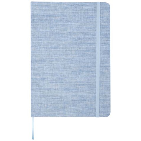 Ramona A5 Baumwoll Notizbuch, hellblau bedrucken, Art.-Nr. 10790050 Ramona A5 Baumwoll Notizbuch, hellblau bedrucken, Art.-Nr. 10790050