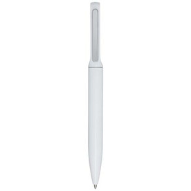 Blanca Kugelschreiber aus recyceltem Aluminium (schwarze Mine), weiss bedrucken, Art.-Nr. 10791401