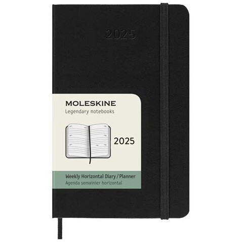 Moleskine Hardcover 12 Monate PK Wochenkalender, schwarz bedrucken, Art.-Nr. 10794490