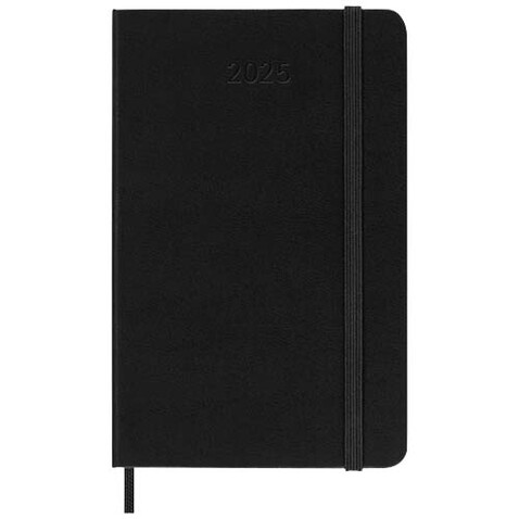 Moleskine Hardcover 12 Monate Tageskalender , Pocket-Format, schwarz bedrucken, Art.-Nr. 10794690