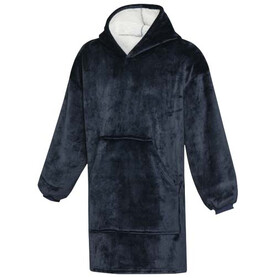 Denali GRS Hoodie-Decke, dunkelblau bedrucken, Art.-Nr. 11332855