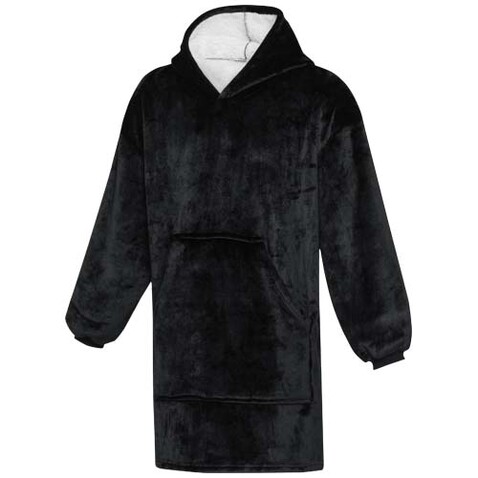 Denali GRS Hoodie-Decke, schwarz bedrucken, Art.-Nr. 11332890