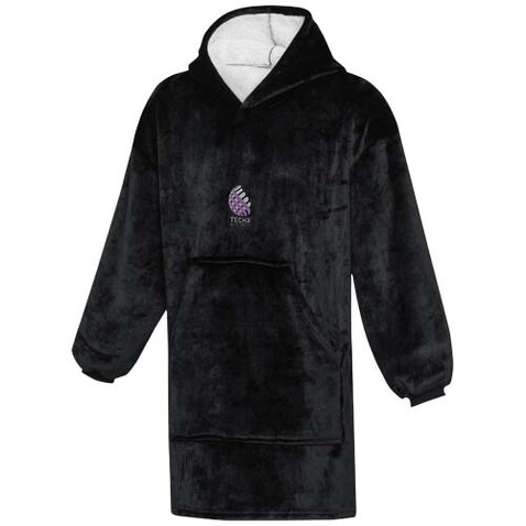 Denali GRS Hoodie-Decke, schwarz bedrucken, Art.-Nr. 11332890