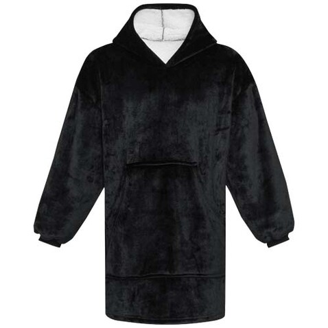 Denali GRS Hoodie-Decke, schwarz bedrucken, Art.-Nr. 11332890