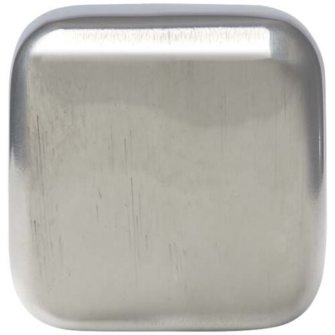 Froz Eiswürfel Set aus Edelstahl, schwarz, silber bedrucken, Art.-Nr. 11338490