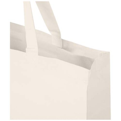 Odessa 220 g/m² Baumwoll Tragetasche aus GRS recycelter Baumwolle 40L, natur bedrucken, Art.-Nr. 12073406