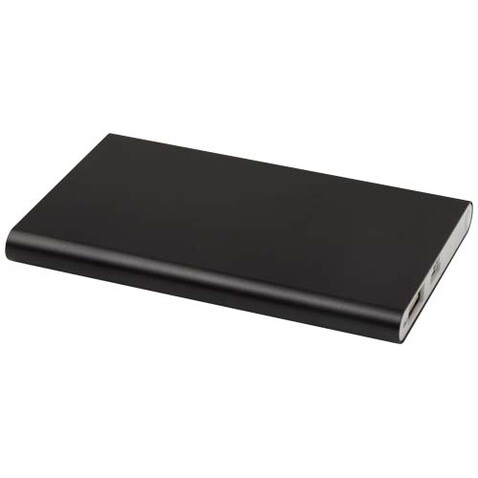 Pep 4000 mAh Type-C Powerbank aus recyceltem Aluminium, Titan bedrucken, Art.-Nr. 12438082