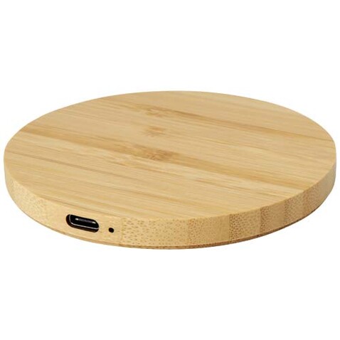 Essence 15W kabelloses Ladepad aus Bambus, holz bedrucken, Art.-Nr. 12438771