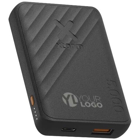 Xtorm XG205 Go2 12 W 5000 mAh Schnelllade-Powerbank, schwarz bedrucken, Art.-Nr. 12440990