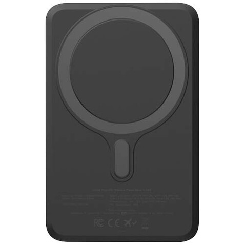Xtorm FS5W051 5000 mAh magnetische kabellose Powerbank, schwarz bedrucken, Art.-Nr. 12441090