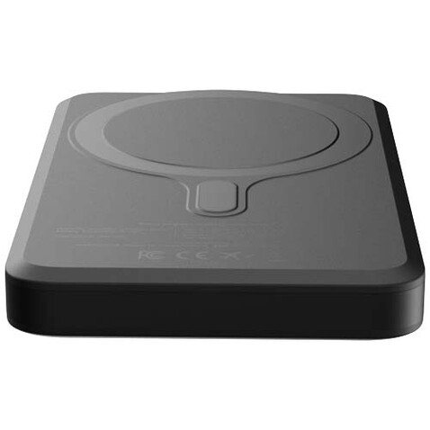 Xtorm FS5W051 5000 mAh magnetische kabellose Powerbank, schwarz bedrucken, Art.-Nr. 12441090