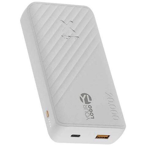 Xtorm XG220 Go2 15W 20.000 mAh Schnelllade-Powerbank, weiss bedrucken, Art.-Nr. 12441262