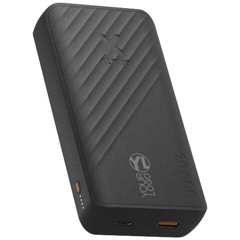 Xtorm XG220 Go2 15W 20.000 mAh Schnelllade-Powerbank, schwarz bedrucken, Art.-Nr. 12441290