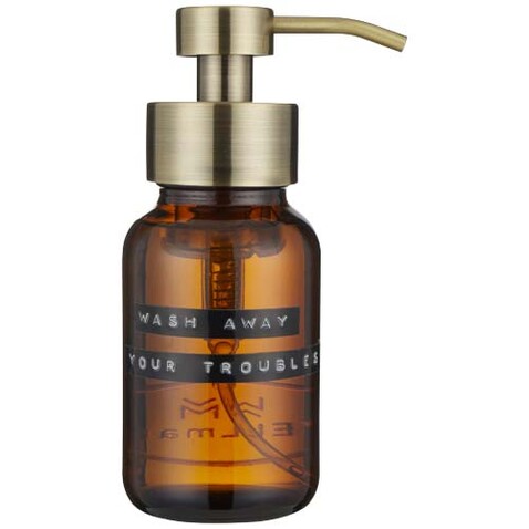 Wellmark 250 ml Duschgel, amber heather bedrucken, Art.-Nr. 12632111