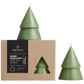 Originalhome Weihnachtsbaum Kerze M, 2er Set, heather grün bedrucken, Art.-Nr. 12632462 Originalhome Weihnachtsbaum Kerze M, 2er Set, heather grün bedrucken, Art.-Nr. 12632462