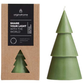 Originalhome Weihnachtsbaum Kerze L, heather grün bedrucken, Art.-Nr. 12632562 Originalhome Weihnachtsbaum Kerze L, heather grün bedrucken, Art.-Nr. 12632562