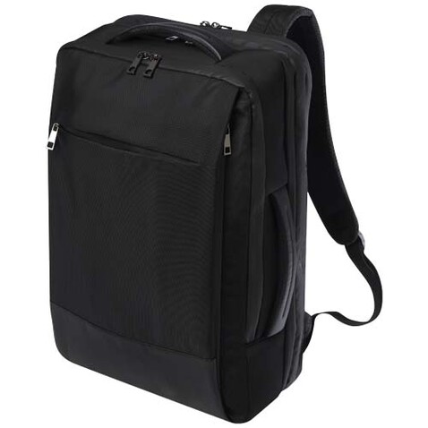 Expedition Pro 35L, 17&quot; GRS recycelter erweiterbarer Laptop-Rucksack, schwarz bedrucken, Art.-Nr. 13005790